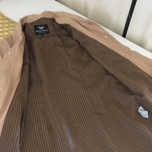 Giorgio Armani Tan Weather Jacket size XL - Picture 5 of 16